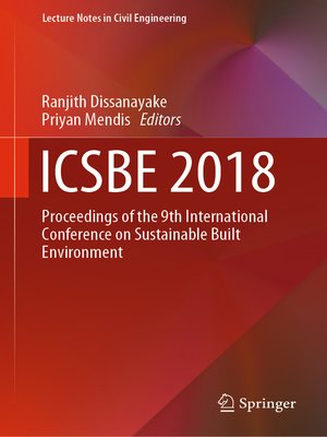 cover image of ICSBE 2018